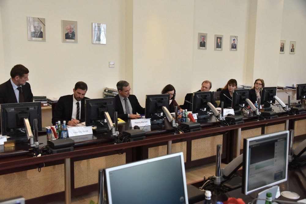 Spotkanie w Krajowej Radzie Sądownictwa z przedstawicielami Komisji Monitoringowej Zgromadzenia Parlamentarnego Rady Europy, Warszawa, 4 kwietnia 2017 r.